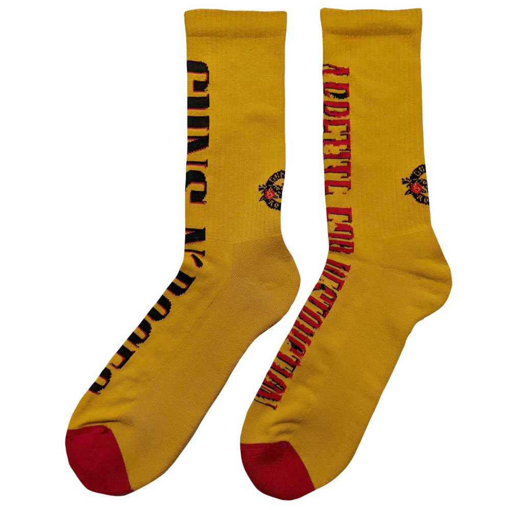 Guns N' Roses - Appetite For Destruction Socks - EU 40-45 - Yellow